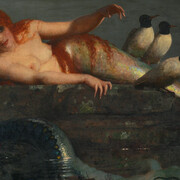 Arnold Böcklin, Meeresstille [Calm sea], 1887. Courtesy of Kunstmuseum Bern