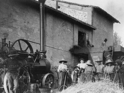 Trebbiatura, inizio’900