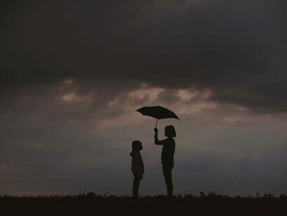 A simple act of responsibility that is lacking in this world as an adult attempts to provide shelter for themselves and a younger person in these dark times
