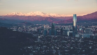 Santiago de Chile, una de las grandes urbes de Latinoamérica