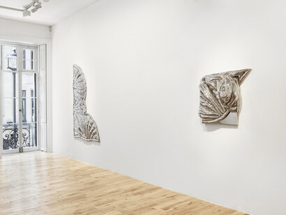 Joel Morrison, ‘Steel Life Crisis’ at Almine Rech Gallery in London 17.04 - 16.05.2015, Photo: Alex Delfanne, Courtesy of the Artist and Almine Rech Gallery