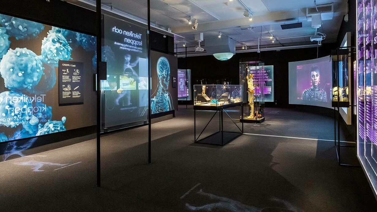 Hyper human, exhibition view. Courtesy of Tekniska Museet
