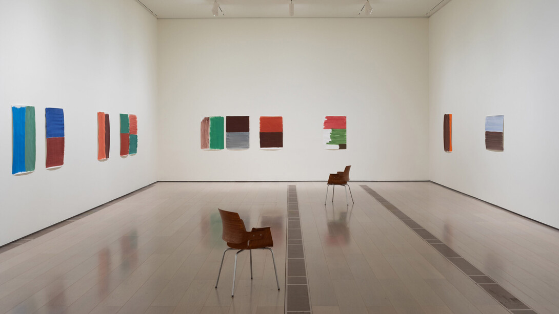 Silvia Bächli, Partitura, vista de exhibición. Cortesía del Centro Botín