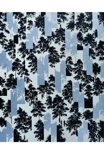 Rikuji Makabe, memories beyond recall - PB, 2015, oil and synthetic-resin paint on canvas, 162 x 130.3 cm