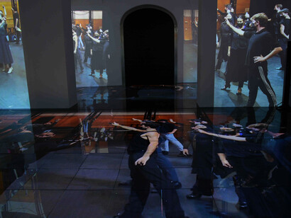 Instalación multimedia de la galería Rhinoceros en Roma