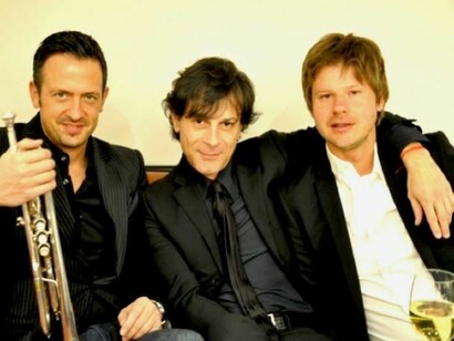 Nicola Conte with Till Brönner and Magnus Lindgren © Alma Reyes