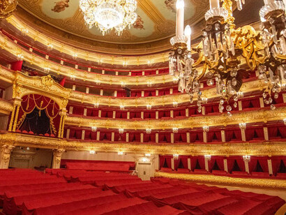 Interior del Teatro Bolshói, Rusia