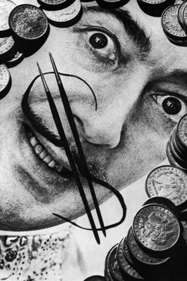 Dali's Mustache (1954) © Philippe Halsman