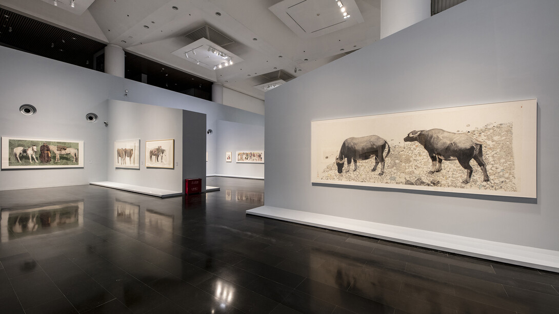 Still waters run deep, exhibition view. Courtesy of Tsinghua University Art Museum
