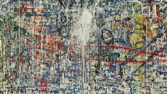 Neale Howells, Detail of Amy Baby, 2010, Acrylic, oil, pastel & pencil on wood,
96.5 x 193 ins 245 x 490 cm
