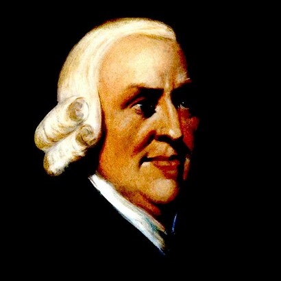Adam Smith, miembro de la denominada Ilustración escocesa