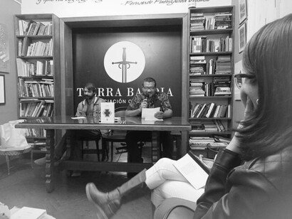 Paul Forsyth y Sergio Gómez, directores de las editoriales PanÓptico y Siempre Siembra