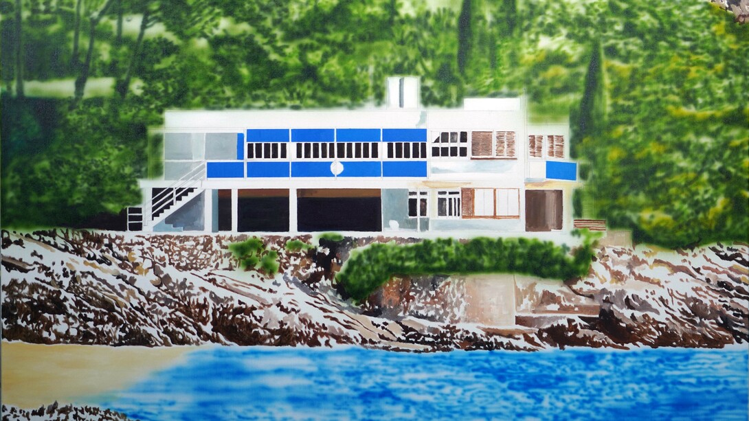 Eamon O'Kane, Eileen Gray's dream house (E-1027) (detail), 2026. Courtesy of Hillsboro Fine Art 