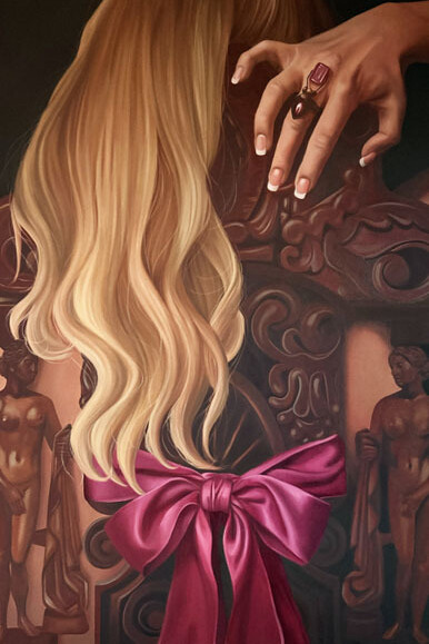 Kelli Vance, She kept her hands perfectly still (detail), 2026. Courtesy of Cris Worley Fine Arts