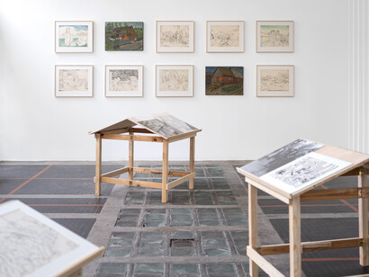 Various artists, People, exhibition view, detail. Courtesy of Raster Gallery, Warsaw