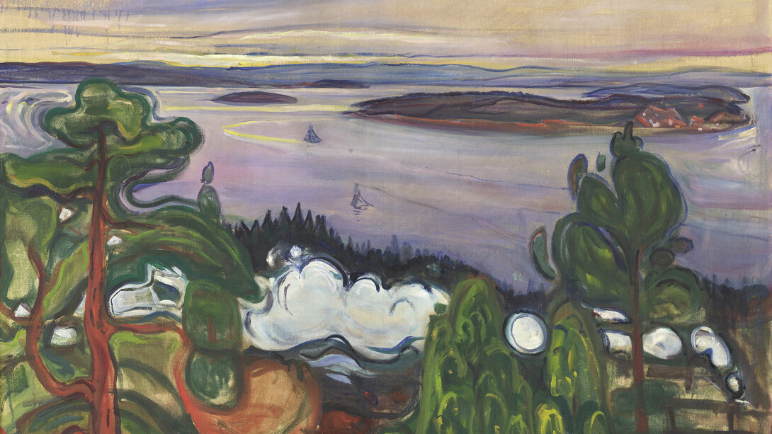 Edvard Munch, Train smoke, 1900. Avec les remerciements de la Fondation Beyeler