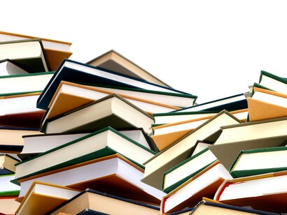 Montanha de livros