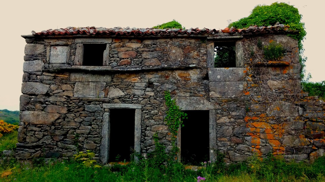 Una antigua casa gallega