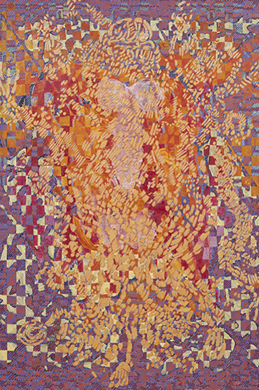 François Rouan, Membrillo, 1998-1999. Courtesy of Templon