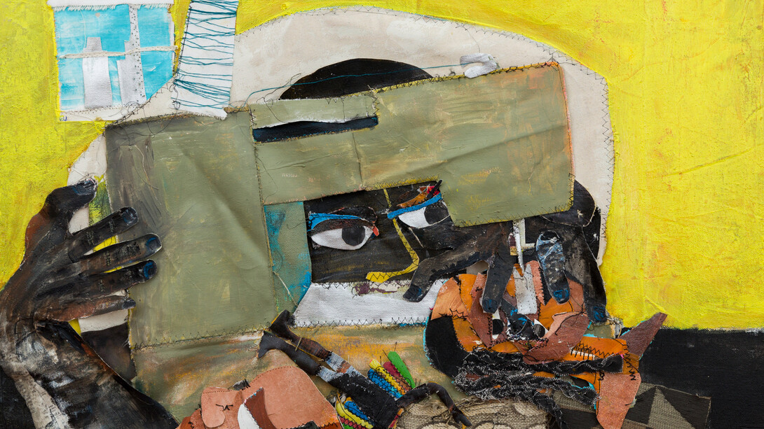 Eustace Mamba, The tailor, 2024. Courtesy of Paradigm Gallery + Studio