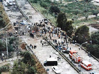 Strage di Capaci, il luogo dell'attentato