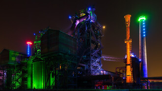 Landschaftspark Duisburg-Nord is a sprawling state park located in Duisburg, Germany, offering a unique blend of industrial heritage and natural beauty
