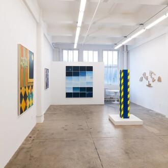 Various artists, Terra firma, exhibition view. Courtesy of Morgan Lehman Gallery