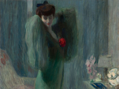 Camillo Innocenti, Mattino, particolare