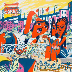 Branche Coverdale, Fuzzy Slippers. Courtesy of the artist and Paradigm Gallery + Studio