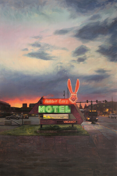 Jason Kowalski, Neon icon (detail), 2026. Courtesy of LewAllen Galleries