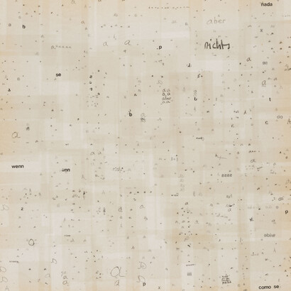 Mira Schendel, Objeto gráfico [Graphic Object] (detail), 1967–1968. © Estate of
Mira Schendel. Courtesy of the estate and
Ortuzar, New York. Photo by Steven Probert