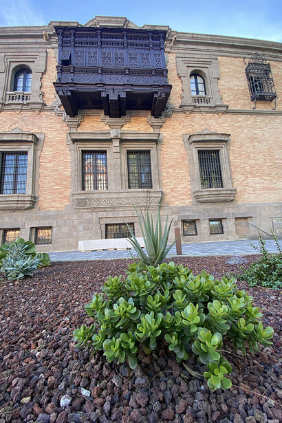 Paseos verdes. Los jardines y el cambio climático, vista de exhibición. Cortesía de Casa de la Ciencia