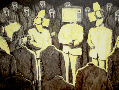 Manufactured Truth, pintura de Ma Dongli, China (2015)