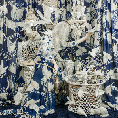 Patty Carroll, A little bird told me, 2024. Courtesy of Catherine Couturier Gallery 