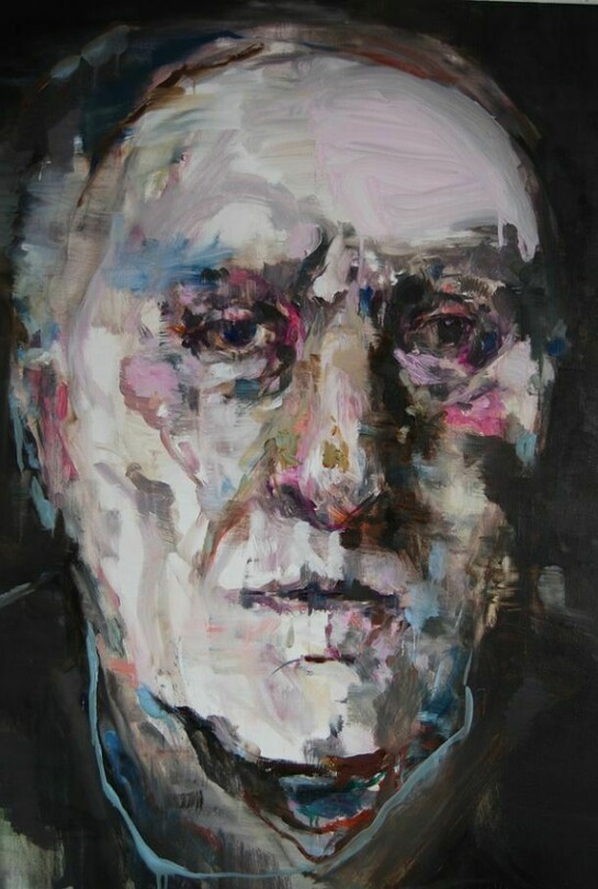 Edwige Fouvry, Vieil Homme, 2013 I Oil on canvas I 39 x 47 inches