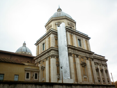 Basilica di Santa Maria Maggiore, Cappella Sistina, esterno, Domenico Fontana, 1584-87. Foto di Roberto Luciani