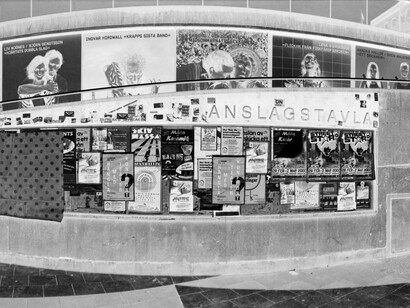 Tobias Hofsäss, Kulturhuset (House of Culture), 2013, Panoramic negative, Aluminium dibond (detail)