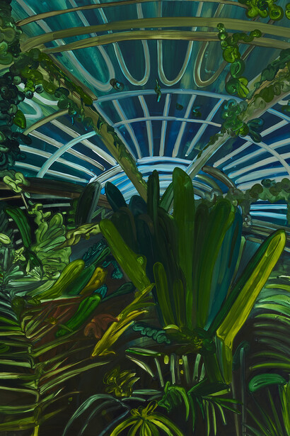 Clare Woods, Valley forge (detail), 2024. Courtesy of Stephen Friedman Gallery