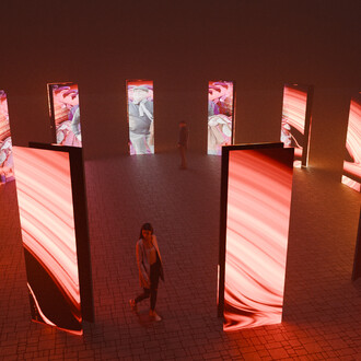 Cecilie Waagner Falkenstrøm, A black hole calling us (detail), 2025. Courtesy of ARoS