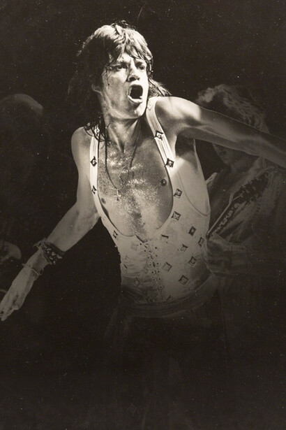 Peter Beard, Mick. Courtesy of HG Contemporary