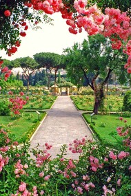 Imagen del Roseto Comunale en el Aventino
