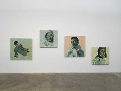 Sara Berman, Lapdogs and fools, exhibition view. Courtesy of Vielmetter Gallery