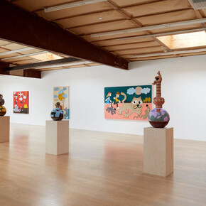 Hadi Falapishi, Edge of the world, exhibition view. Courtesy of Blum