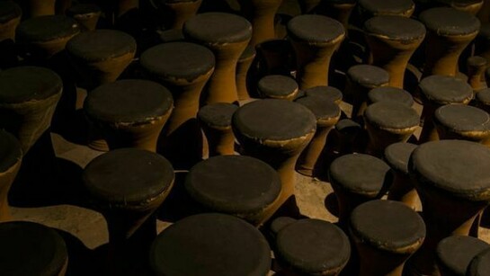 Moataz Nasr, The Tabla, 2003, video installation, variable dimensions, Courtesy Galleria Continua, San Gimignano/Beijing/Le Moulin,Photo by Oak Taylor-Smith