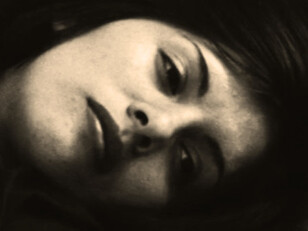Mabel Valdiviezo, as a young woman, before she left