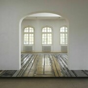 Michail Pirgelis, Rollfeld, 2006, Flugzeugbodenplatten, Teppichreste, 612 x 465 x 15 cm, Copyright Michail Pirgelis, Courtesy Sprüth Magers Berlin London