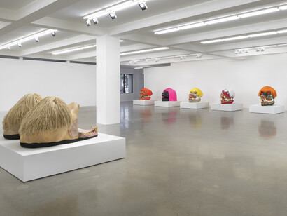 Installation view, Sterling Ruby, DAMNATION, Sprüth Magers, Los
Angeles, February 13 - March 23, 2019 © Sterling Ruby
Courtesy the artist and Sprüth Magers Photo: Robert Wedemeyer