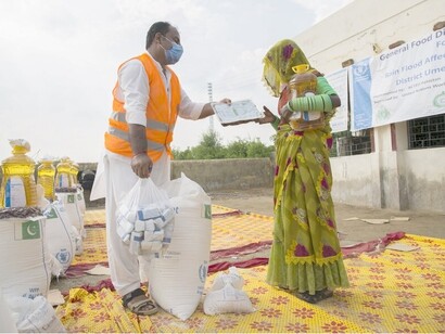 Food emergency camp. Yearly food expansion was running at 26pc before the floods, and the expense of any food that endure the calamity has soared, Pakistan