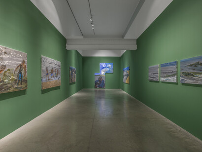 Rainer Fetting, Exhibition view. Courtesy of Albertz Benda