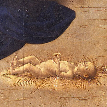 Il Trittico Portinari di Hugo van der Goes, particolare
